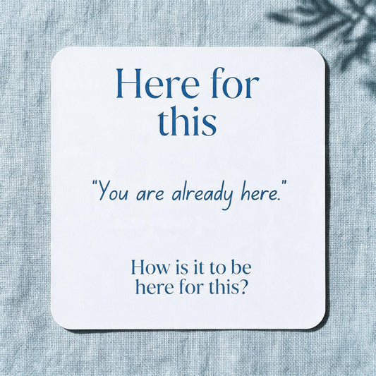 Mindfulness & Grounding Reflection Cards – Here and Now