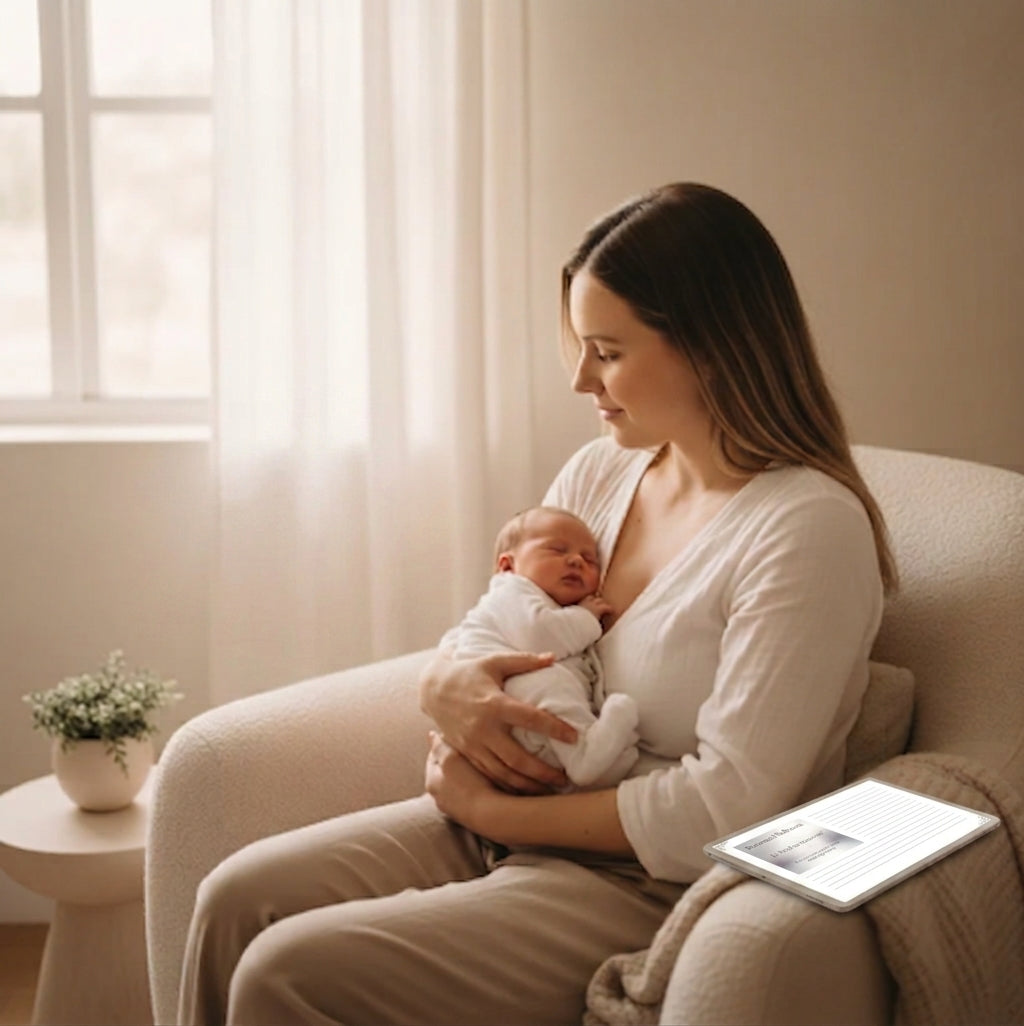 Postpartum Reflection Journal – Whispers on the First Six Weeks