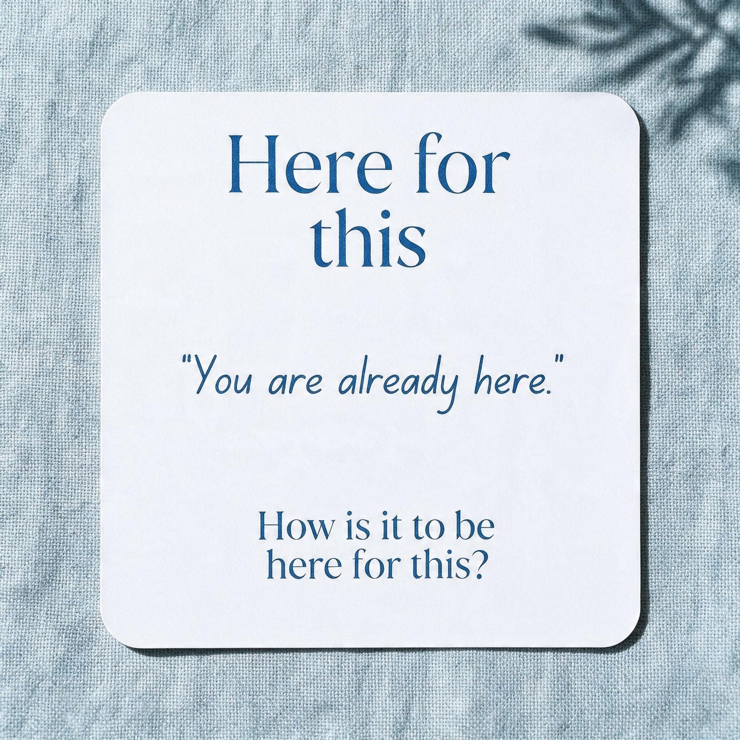 Mindfulness & Grounding Reflection Cards – Here and Now