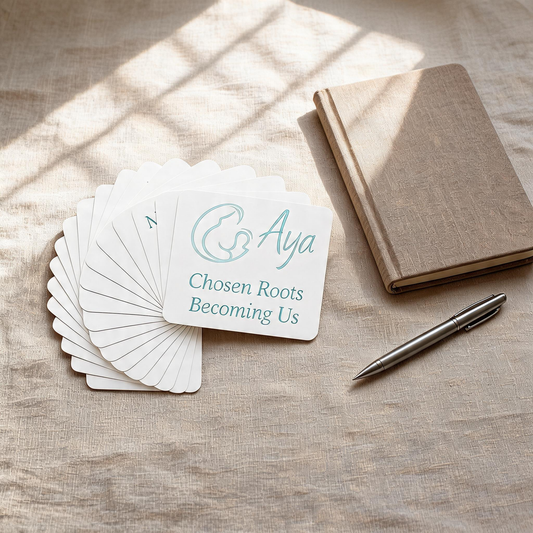 Becoming Us — Adoption Reflection Cards for Adoptive Parents