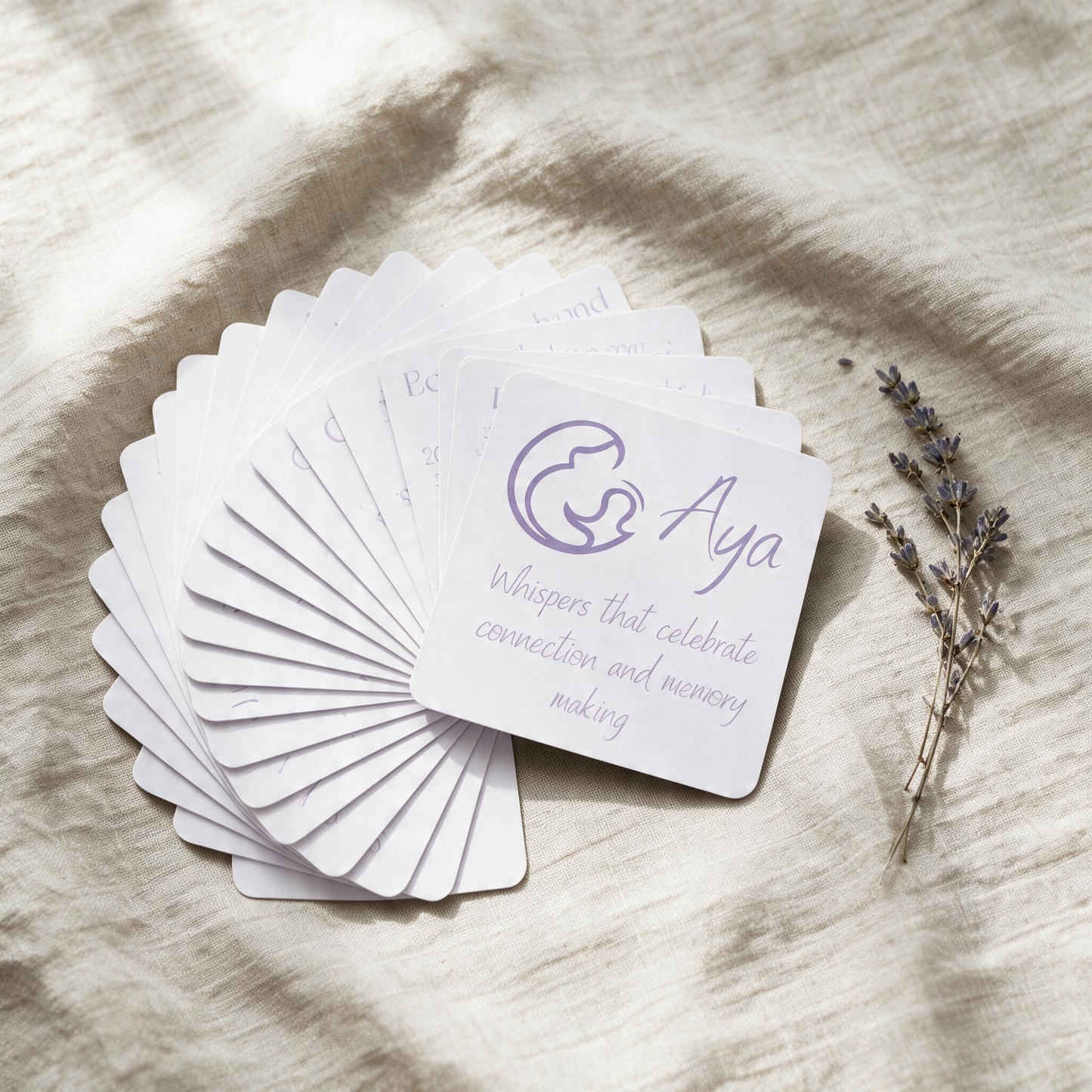 Baby Bonding Reflection Card Set – Whispers that Celebrate Connection and Memory Making
