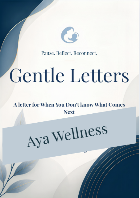 Gentle Letters — A Letter for When You Don't Know What Comes Next cover